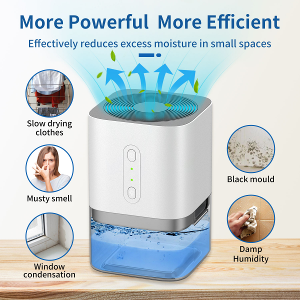 High Effective Smart 2L Electric Luftentfeuchter Air Small Home Desiccant Dehumidifier